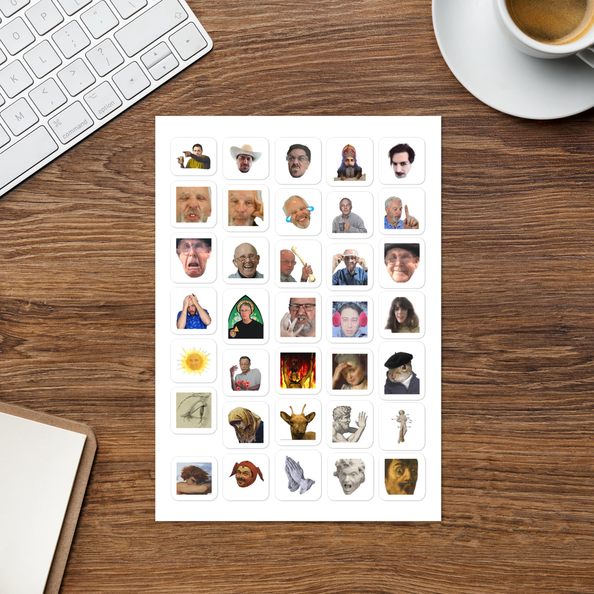 NMA Campus Emojis Sticker sheet Vol. 1